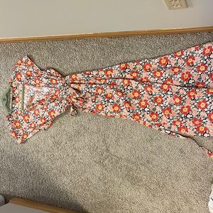 JCREW Floral Wrap Dress